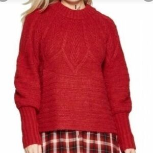 Universal Thread balloon sleeve soft sweater S NWT